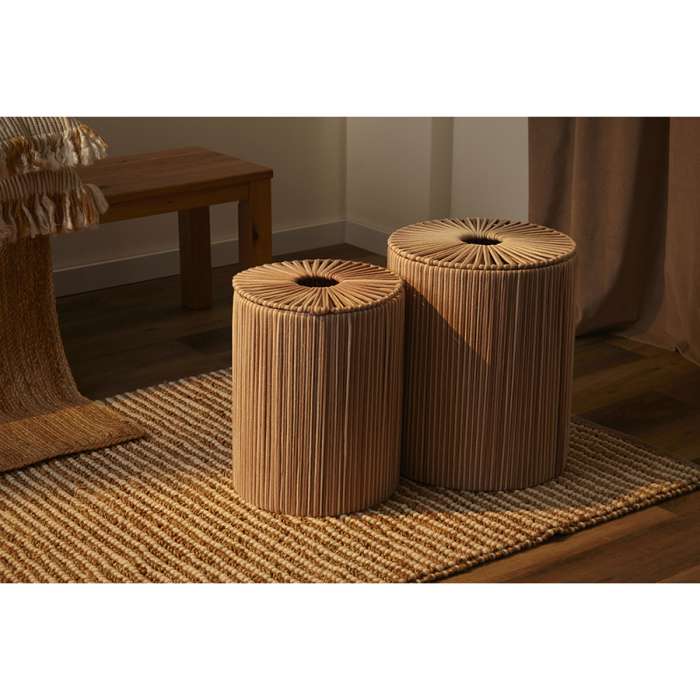 Корзина плетеная dholak beige из коллекции ethnic, размер l Tkano TK24-ST_BA0040