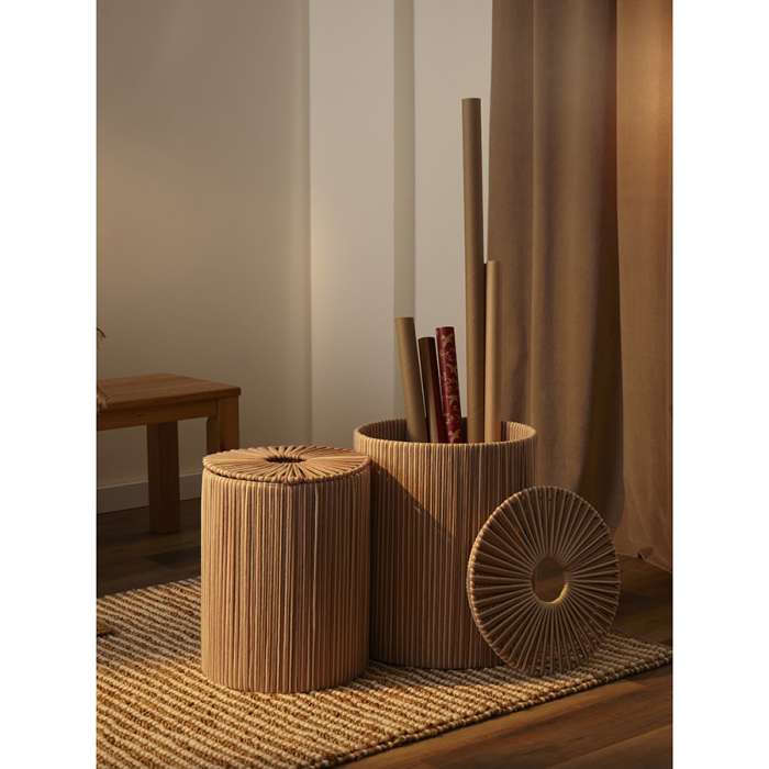 Корзина плетеная dholak beige из коллекции ethnic, размер l Tkano TK24-ST_BA0040