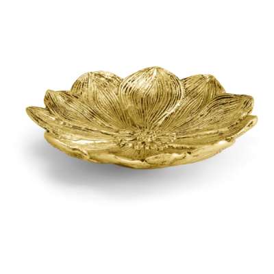 Блюдо-цветок Michael Aram Цветение Винтаж 16 см, сталь нержавеющая