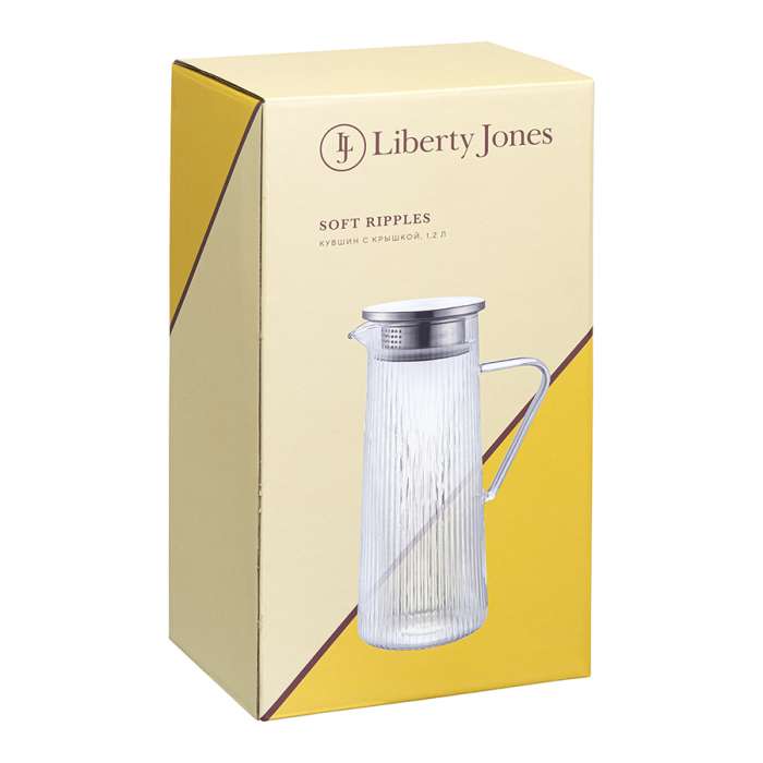 Кувшин с крышкой soft ripples, 1,2 л Liberty Jones LJ0000367