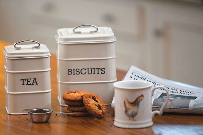 Емкость для хранения печенья Living Nostalgia Creamy KITCHEN CRAFT LNBISCCRE