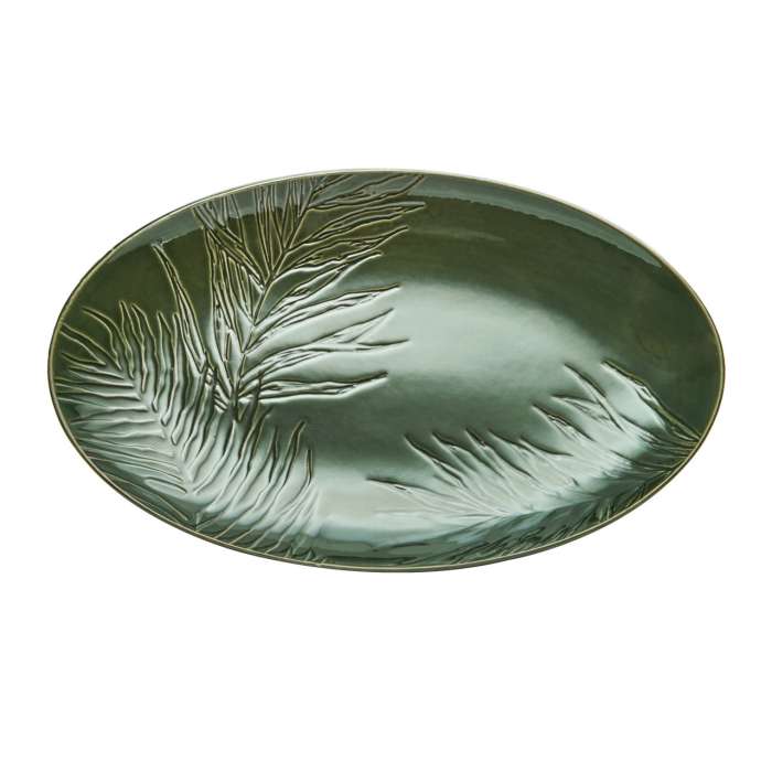 Блюдо сервировочное Mikasa Jardin GREEN овальное, 36 см Kitchen Craft MKJDSRVPLATOV