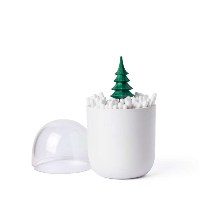 Контейнер для ватных палочек Winter time QUALY QL10221-GN