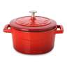 Кокотница с крышкой LAVA d10 см, 350 мл, чугун, красная LV Y TC 10 K1 R