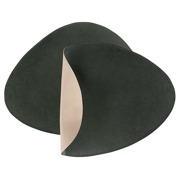 Набор из 2-х двухсторонних сервировочных салфеток drop, 33х41 см, зеленый/бежевый Liberty Jones LJ0000463