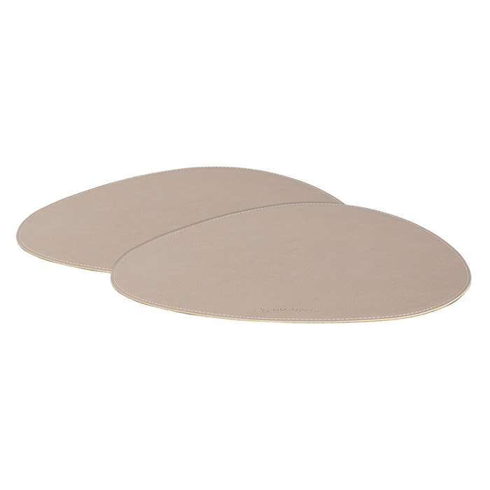 Набор из 2-х двухсторонних сервировочных салфеток drop, 33х41 см, зеленый/бежевый Liberty Jones LJ0000463