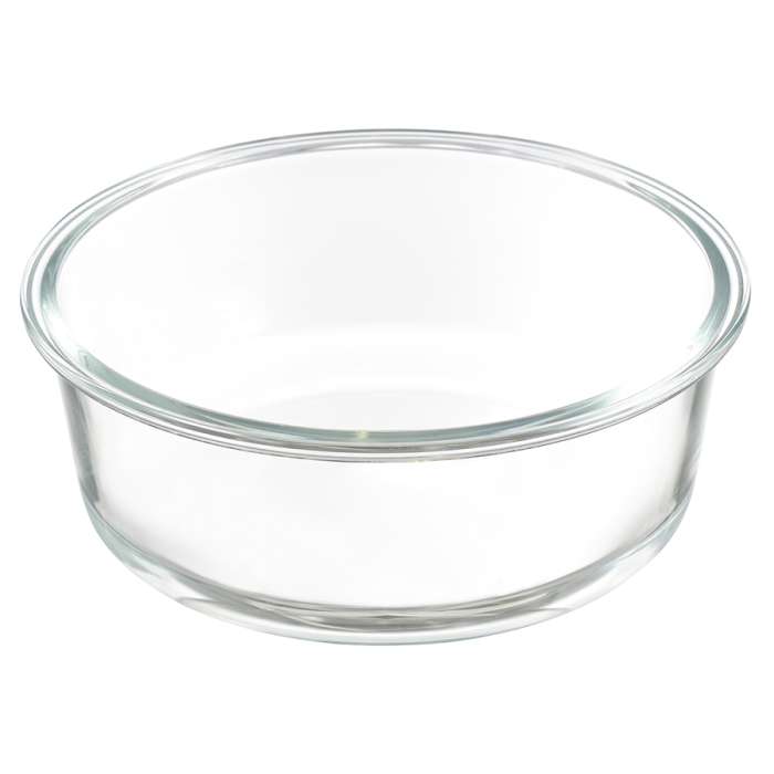 Контейнер для запекания и хранения круглый с крышкой, 1,3 л, светло-серый Smart Solutions SFE-SS-CN-GLS-GR-1.3