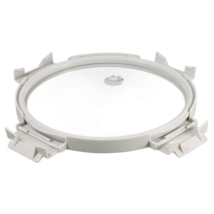 Контейнер для запекания и хранения круглый с крышкой, 1,3 л, светло-серый Smart Solutions SFE-SS-CN-GLS-GR-1.3