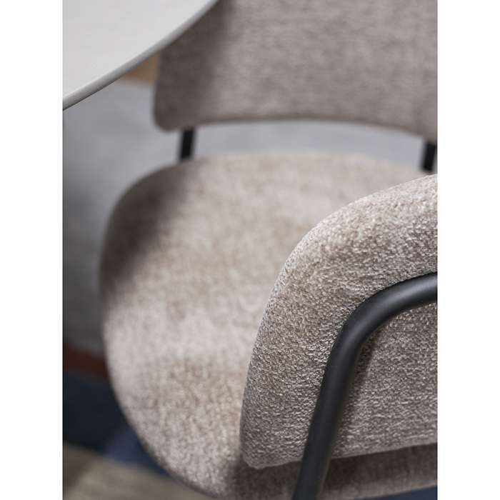 Стул helning, мягкий шенилл, капучино Bergenson Bjorn BB0000656