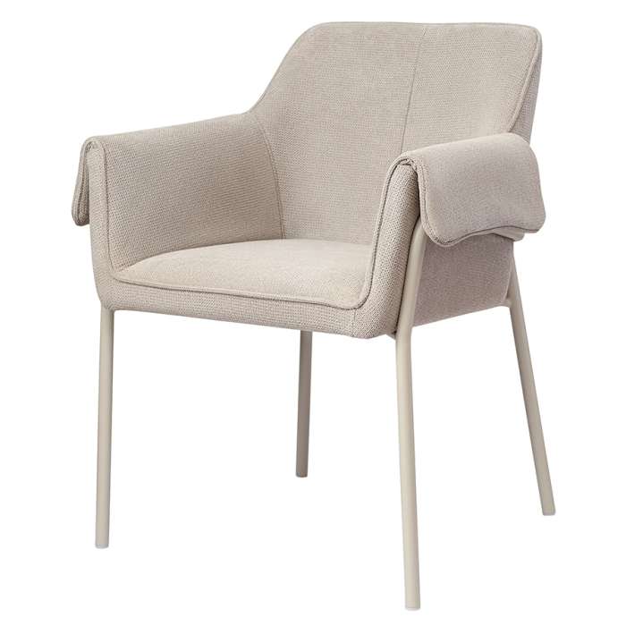 Стул aline, шенилл, серо-бежевый/бежевый Bergenson Bjorn BB0000906