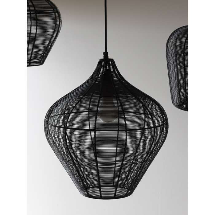 Светильник подвесной vinger, D36х40 см, черный Bergenson Bjorn BB0000358