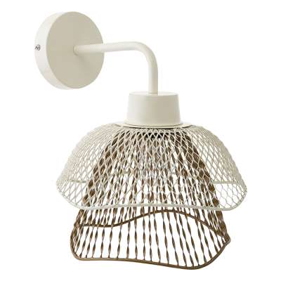 Светильник настенный vinger, 25х30х33 см, белый/золотой Bergenson Bjorn BB0000165