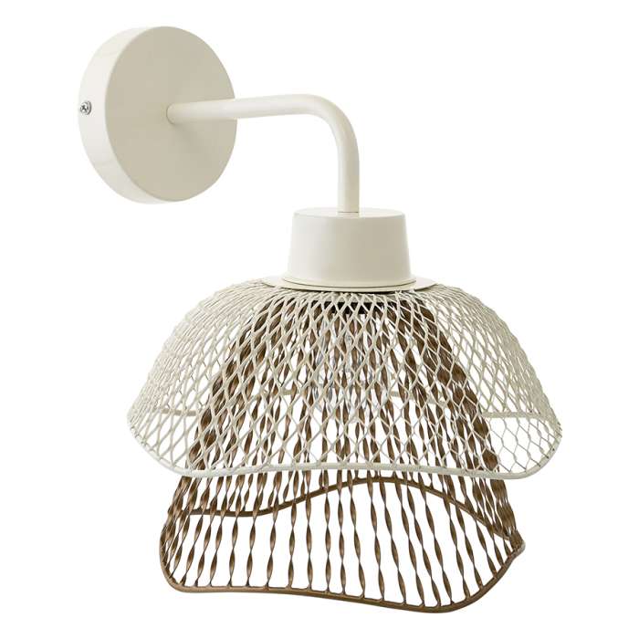 Светильник настенный vinger, 25х30х33 см, белый/золотой Bergenson Bjorn BB0000165