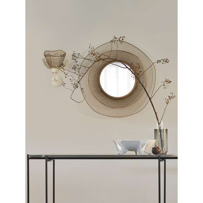 Светильник настенный vinger, 25х30х33 см, белый/золотой Bergenson Bjorn BB0000165