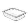 Контейнер для запекания и хранения стеклянный с вакуумным эффектом, 1,4 л, светло-серый Smart Solutions SS0000228