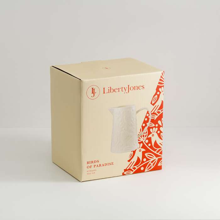 Кувшин birds of paradise, 980 мл, кремовый Liberty Jones CZ-LJ-JG-CR-980