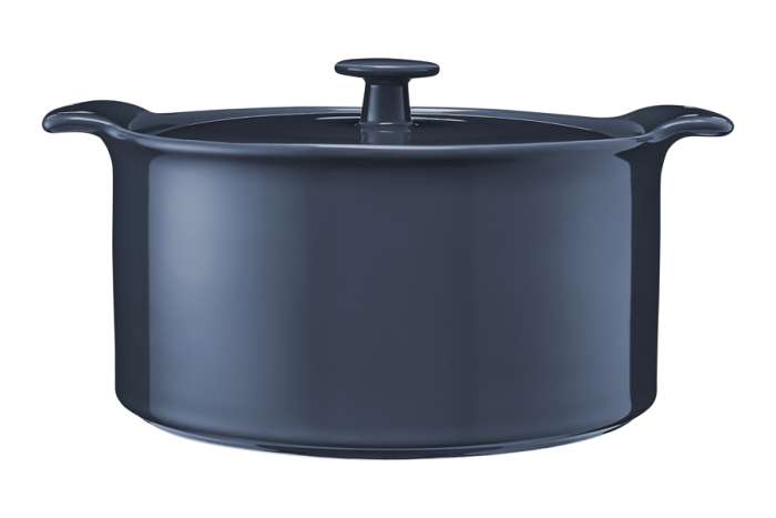 Кастрюля, 3 л, с крышкой, фарфор P, синяя, Indulgence MAXWELL & WILLIAMS MW451-IA0377