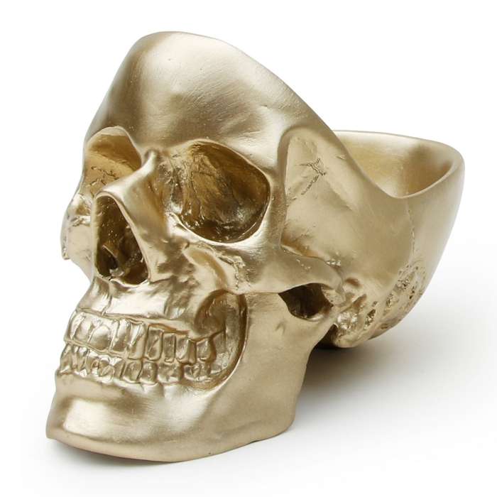 Органайзер для мелочей skull, золотой SUCK UK SK TIDYSKULL3