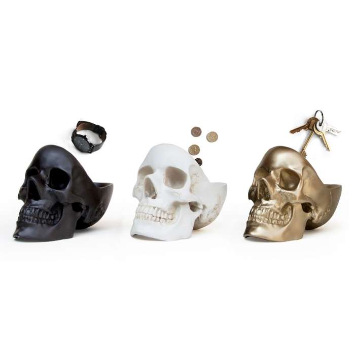 Органайзер для мелочей skull, золотой SUCK UK SK TIDYSKULL3