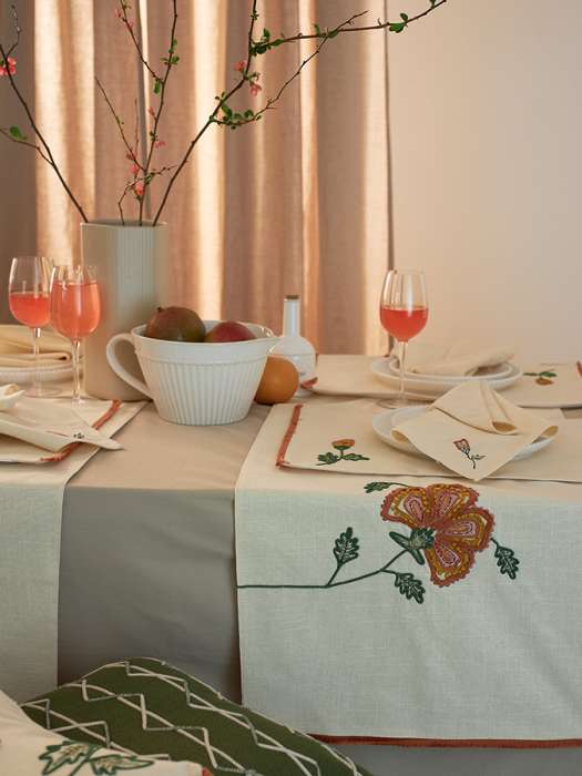 Салфетка сервировочная spring flower из коллекции ethnic, 45х45 см Tkano TK25-NA0002