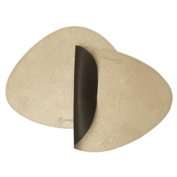 Набор из 2-х двухсторонних сервировочных салфеток drop, 33х41 см, коричневый/карамельный Liberty Jones LJ0000465