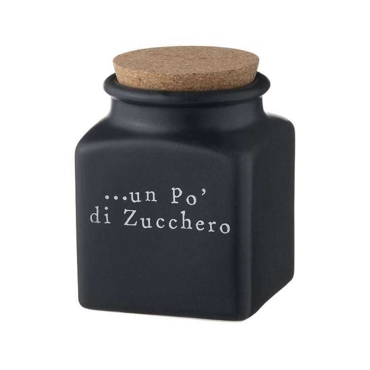 Ёмкость для сахара с крышкой Nero Easy 14.5 см Nuova Cer 9064/2-EAB