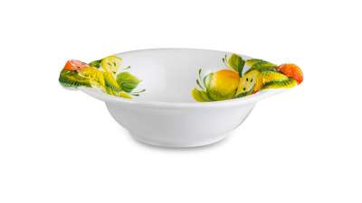 Салатник Лимоны и апельсины 25 см, керамика EDELWEISS EDW-335G