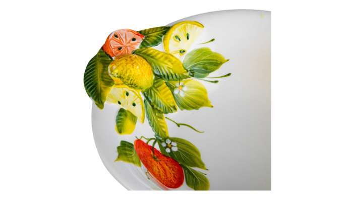 Салатник Лимоны и апельсины 25 см, керамика EDELWEISS EDW-335G