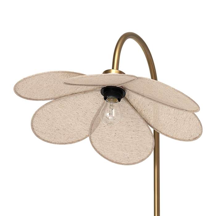 Торшер kamille, 150 см, бежевый Bergenson Bjorn BB0000737