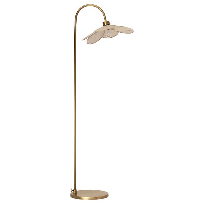 Торшер kamille, 150 см, бежевый Bergenson Bjorn BB0000737
