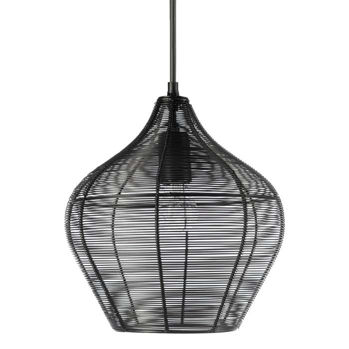 Светильник подвесной vinger, D27х30 см, черный Bergenson Bjorn BB0000359
