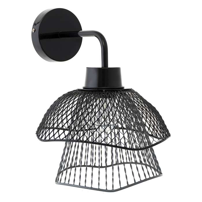 Светильник настенный vinger, 25х30х33 см, черный Bergenson Bjorn BB0000166