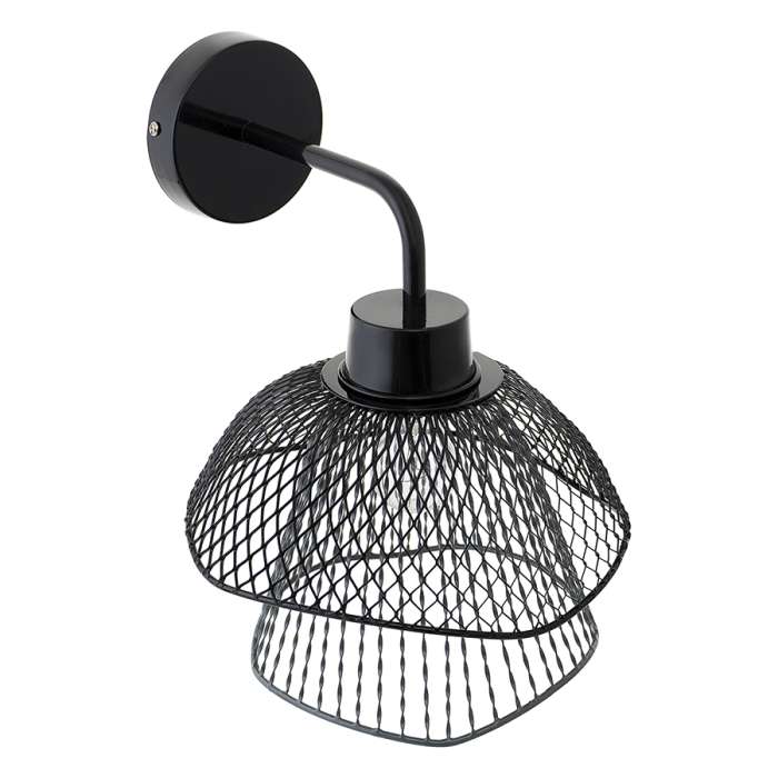 Светильник настенный vinger, 25х30х33 см, черный Bergenson Bjorn BB0000166