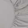 Простыня на резинке из премиального сатина серого цвета из коллекции essential, 160х200х30 см Tkano TK24-FS0001