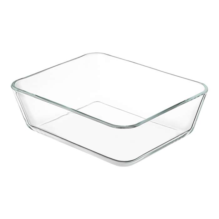 Контейнер для запекания и хранения стеклянный с вакуумным эффектом, 2,6 л, светло-серый Smart Solutions SS0000229