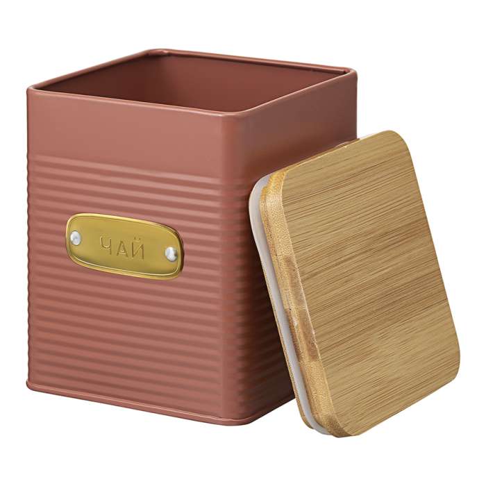 Банка для хранения чая irmel, 1,7 л, терракота Smart Solutions SS0000202