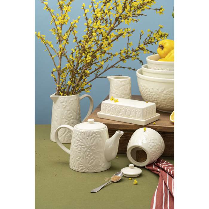 Сахарница birds of paradise, 400 мл, кремовая Liberty Jones CZ-LJ-SP-CR-400