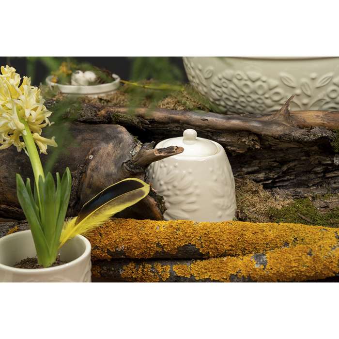 Сахарница birds of paradise, 400 мл, кремовая Liberty Jones CZ-LJ-SP-CR-400