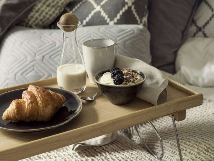 Набор тарелок для закуски Nature черные, 2 шт SAGAFORM 5018064