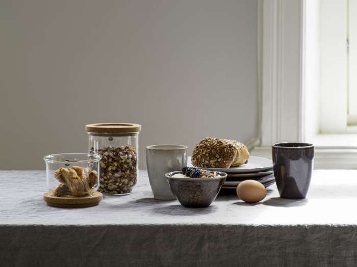 Набор тарелок для закуски Nature черные, 2 шт SAGAFORM 5018064