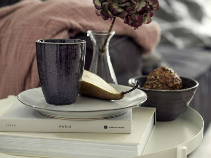 Набор тарелок для закуски Nature черные, 2 шт SAGAFORM 5018064