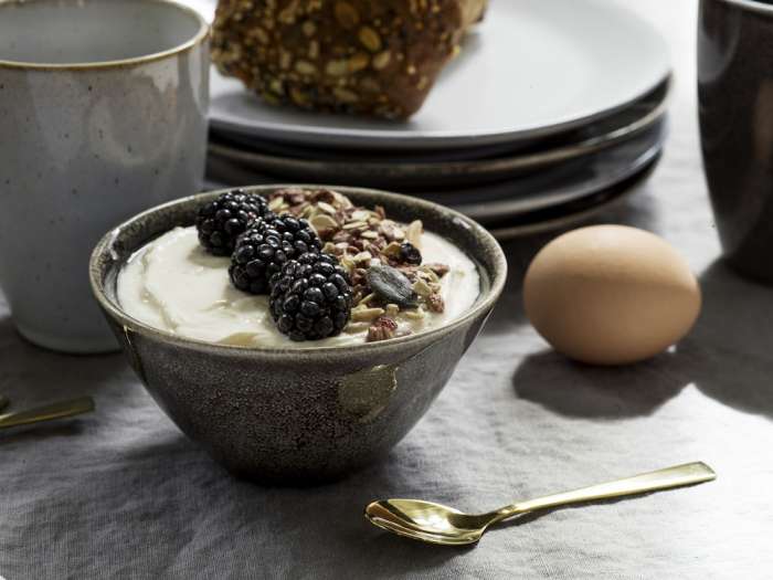 Набор тарелок для закуски Nature черные, 2 шт SAGAFORM 5018064