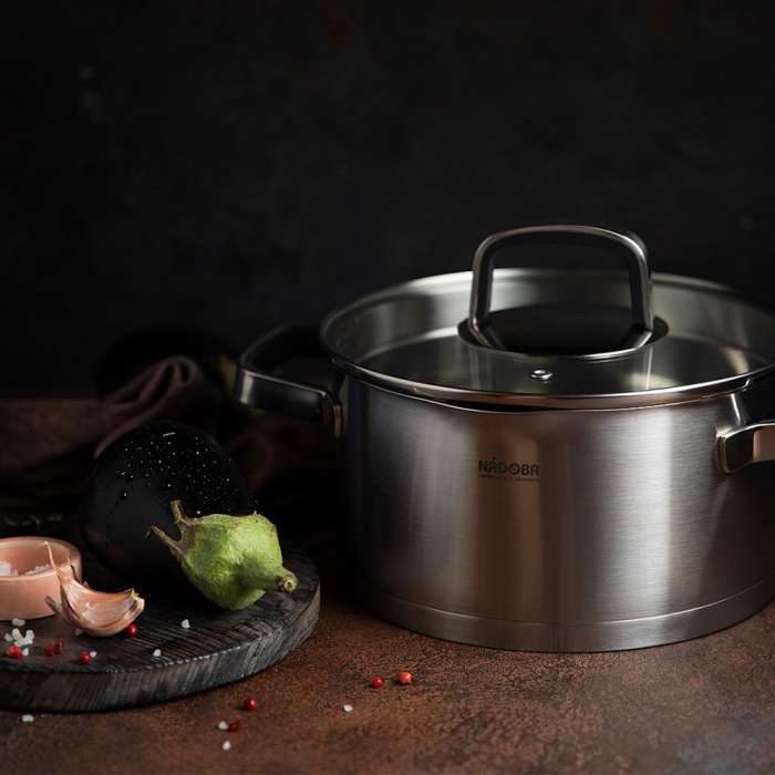 Кастрюля со стеклянной крышкой (2,3 л) Dona