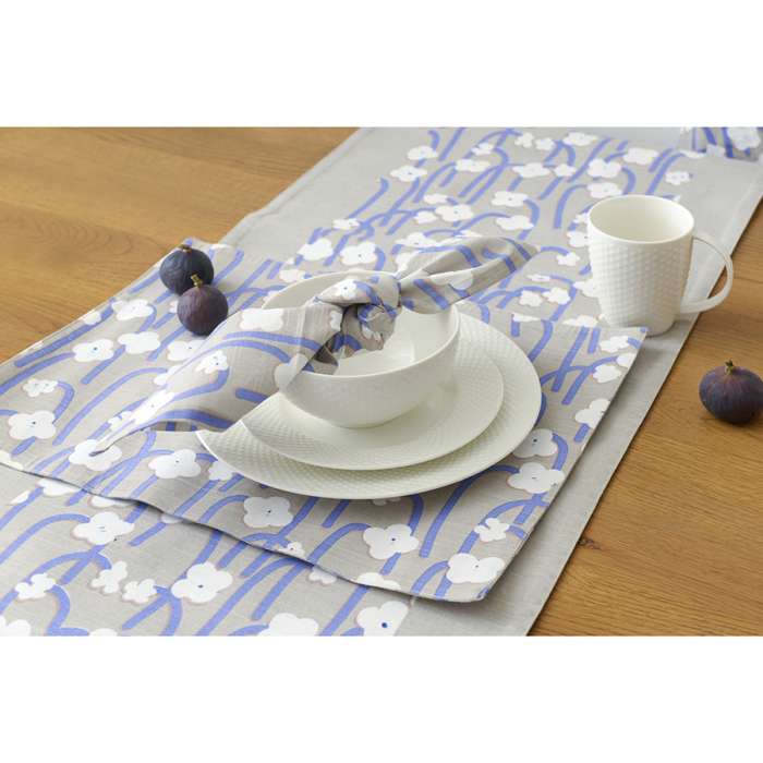 Набор из двух салфеток сервировочных с принтом Полярный цветок из коллекции scandinavian touch, 45х45 см Tkano TK22-NA0011