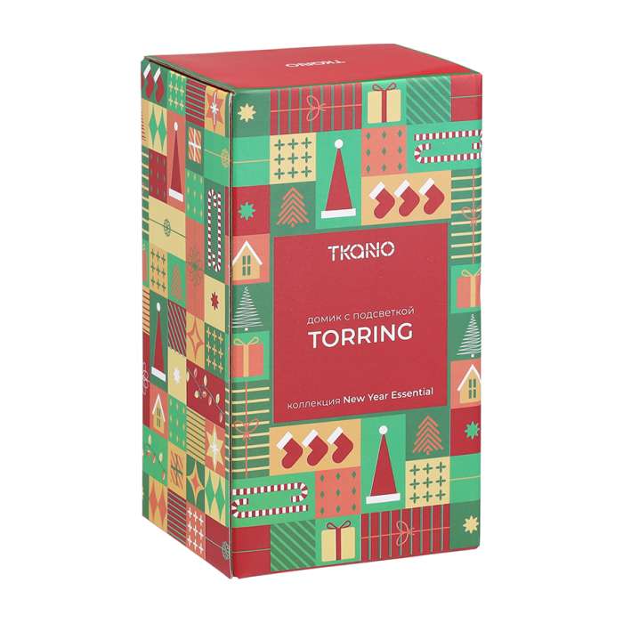 Домик с подсветкой torring из коллекции new year essential Tkano TK25-NY_LH0010
