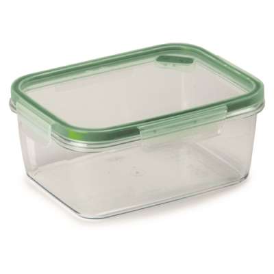 Контейнер прямоугольный SNIPS 1,5 л, 21x16,5x,8,8 см, для СВЧ и заморозки, зеленый, пластик