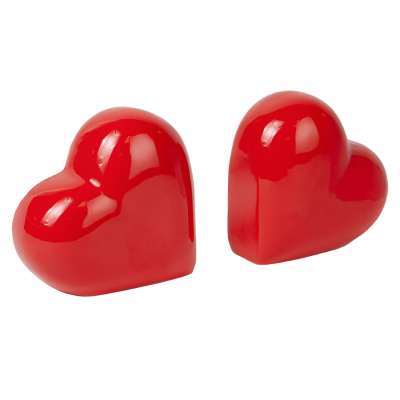 Держатель для книг love, 14х14 см, красный, 2 шт. DOIY DYBELORE
