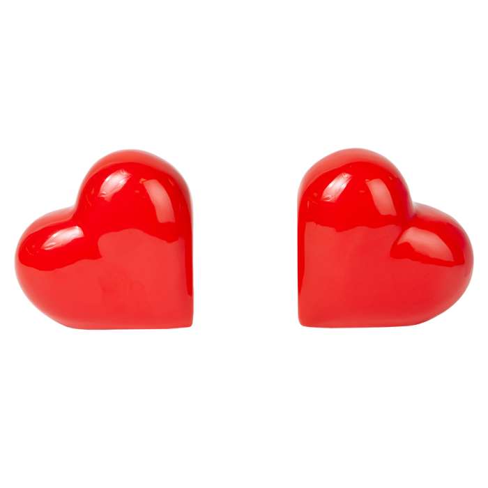 Держатель для книг love, 14х14 см, красный, 2 шт. DOIY DYBELORE