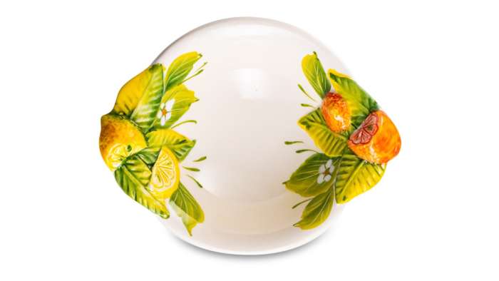 Салатник порционный Лимоны и апельсины 13 см, керамика EDELWEISS EDW-336G