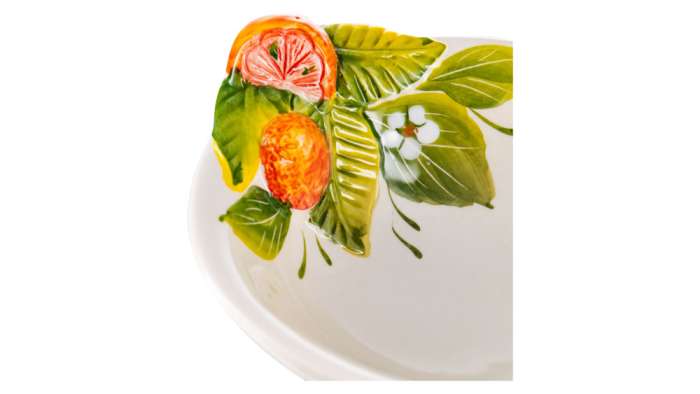 Салатник порционный Лимоны и апельсины 13 см, керамика EDELWEISS EDW-336G